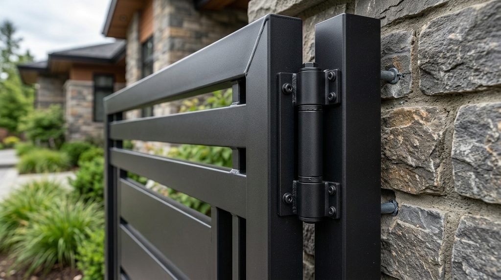 25 Modern Gate Design Ideas to Enhance Your Home's Entrance in 2026 38 Long-lasting modern gate with premium construction