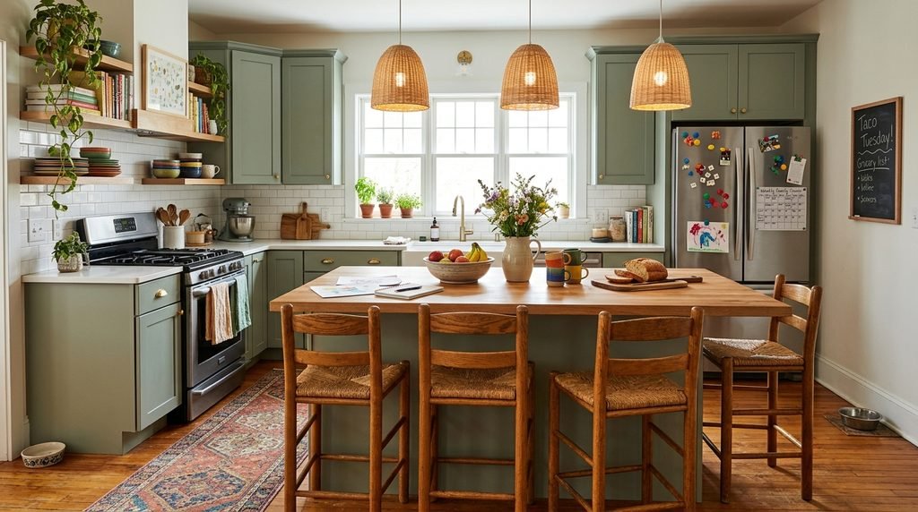 25 Kitchen Design Ideas to Create a Stylish and Functional Space in 2026 6 Cozy modern kitchen designed for family gatherings