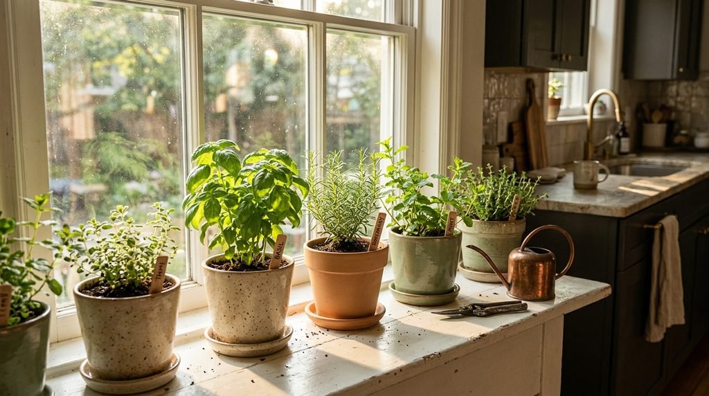 25 Kitchen Design Ideas to Create a Stylish and Functional Space in 2026 29 Indoor herb garden in a modern kitchen