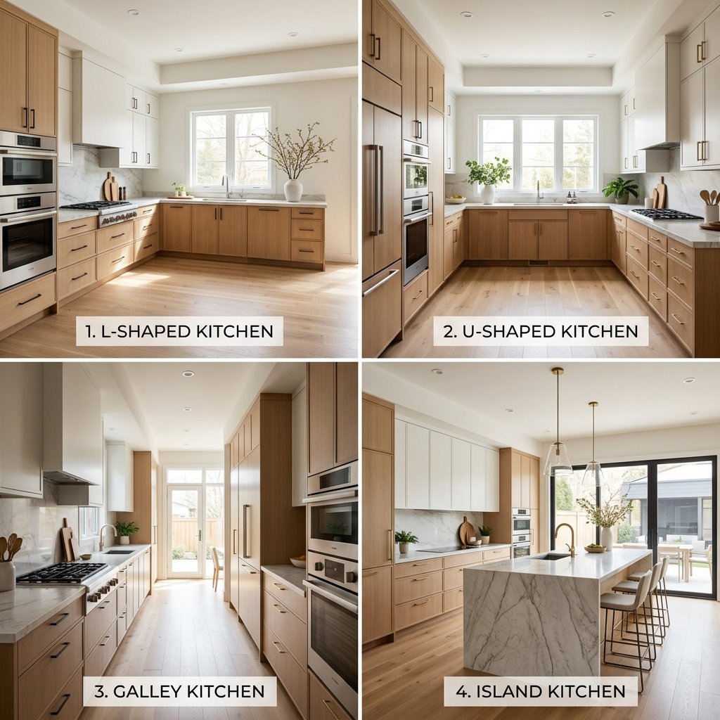 25 Kitchen Design Ideas to Create a Stylish and Functional Space in 2026 7 Popular kitchen layout designs for different home sizes