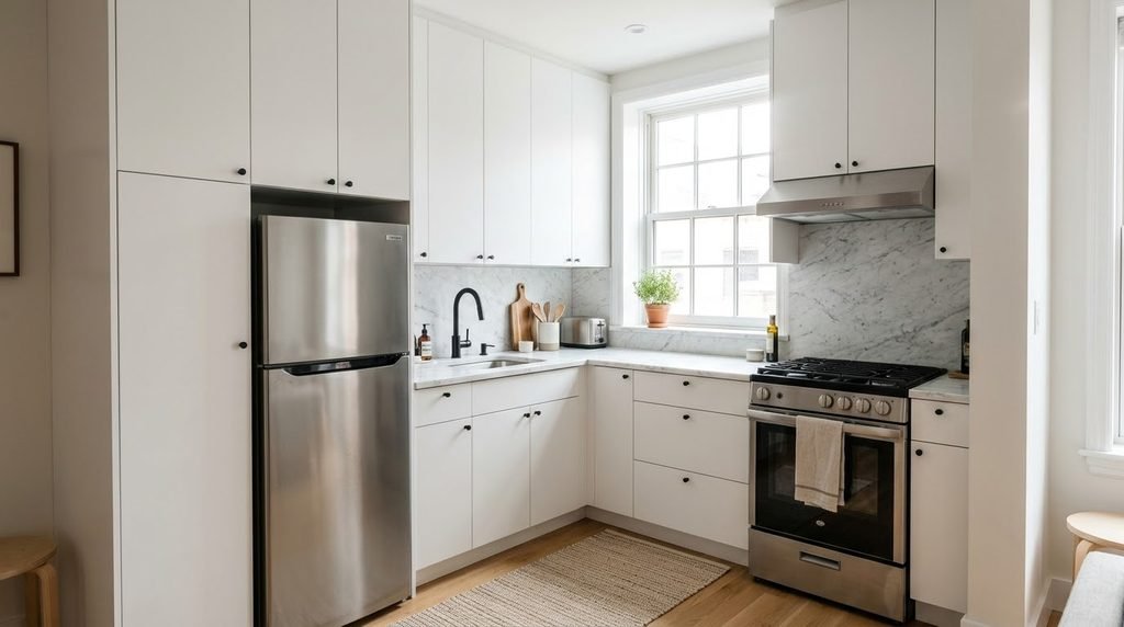 25 Kitchen Design Ideas to Create a Stylish and Functional Space in 2026 37 Small kitchen designed to maximize space