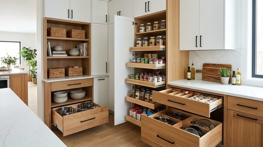 25 Kitchen Design Ideas to Create a Stylish and Functional Space in 2026 19 Organized kitchen with smart storage solutions