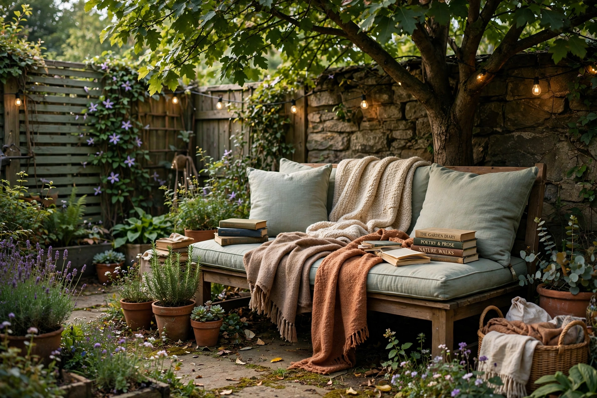 Backyard Garden Ideas: 25 Ways to Transform Your Outdoor Space 26 Cozy backyard garden reading nook with bench